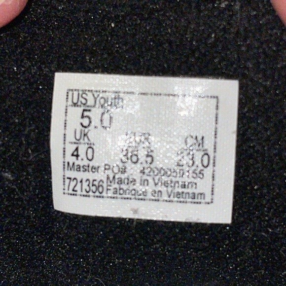 •VANS•THE LEGENDARY HIGH-TOP BLACK/WHITE OLD SKOOL SNEAKER SIZE 5Y=6.5-7/WOMENS - Picture 9 of 10